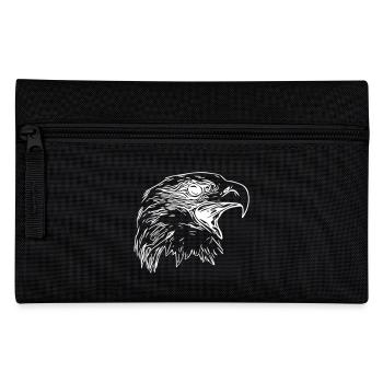 Tête d’aigle - Oiseau de prédant Royal Vector - Trousse - noir - Devant