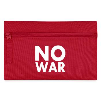 No war - Federtasche - Rot - Vorne