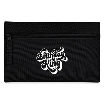 Birthday King - Cooles Geburtstagsparty-Geschenk für Männer - Federtasche - Schwarz - Vorne