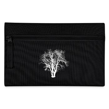 Baum Silhuette - Federtasche - Schwarz - Vorne
