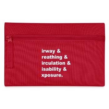 ABCDE Rule - Pencil Case - red - Front
