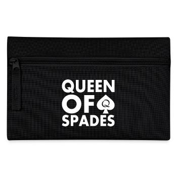 Queen of spades - Pencil Case - black - Front