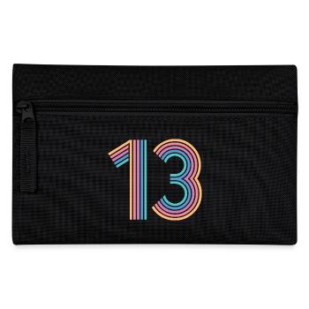 Cool Number 13 - 13 ans 13e anniversaire cadeau - Trousse - noir - Devant