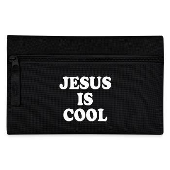 Jesus is cool - Pencil Case - black - Front