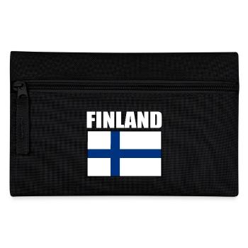 FINLANDE DRAPEAU FINLANDAIS - Trousse - noir - Devant