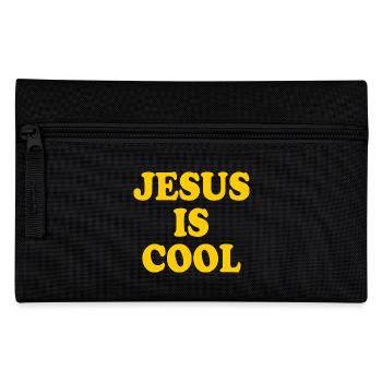 Jesus is cool - Pencil Case - black - Front