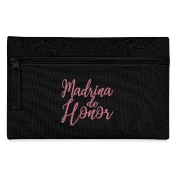 Madrina de Honor Bridesmaid Wedding Team Bride - Pencil Case - black - Front