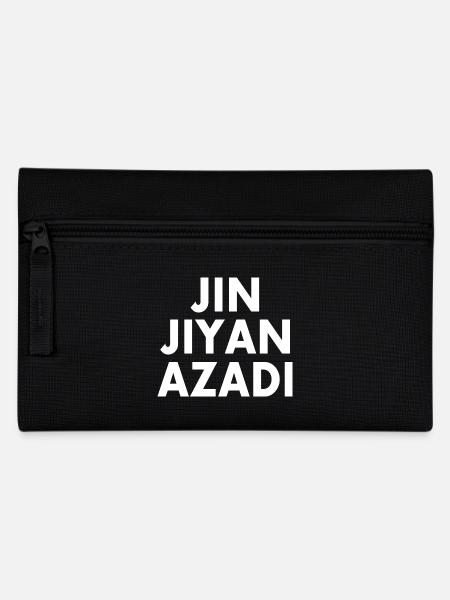 jin jiyan azadi - Federtasche - Schwarz