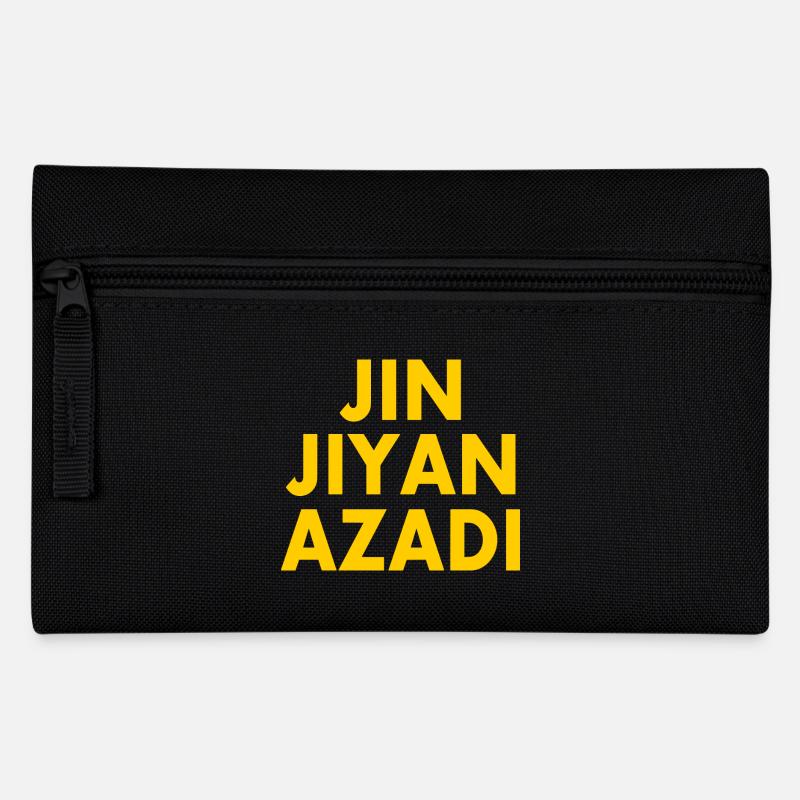 jin jiyan azadi - Federtasche - Schwarz