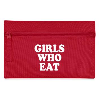 Girls who eat - Federtasche - Rot - Vorne
