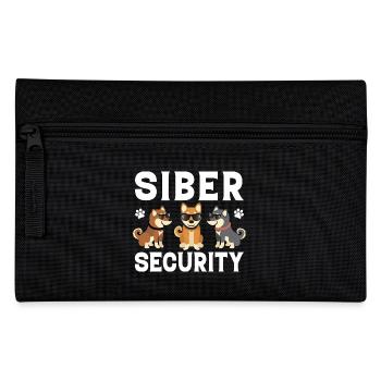 Husky tshirt - Pencil Case - black - Front