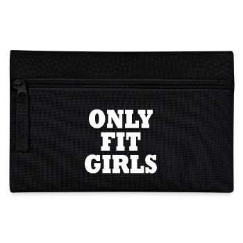 Only fit girls - Federtasche - Schwarz - Vorne