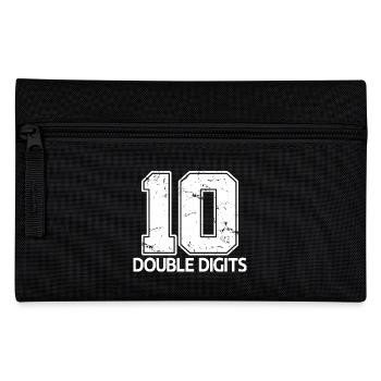 Cadeau de 10e anniversaire, 10 ans, pour garçons et filles - Trousse - noir - Devant