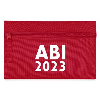 Abi 2023 - Federtasche - Rot - Vorne