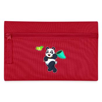 Pêche au filet de débarquement du panda pêcheur - Trousse - rouge - Devant