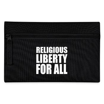 religious liberty for all - Pencil Case - black - Front
