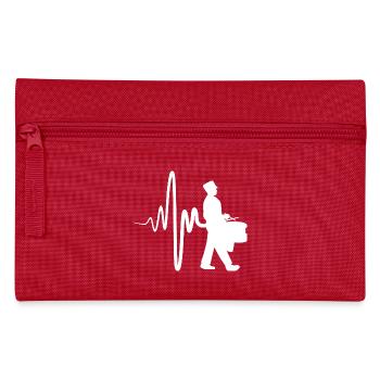 Paradetrommler - Federtasche - Rot - Vorne