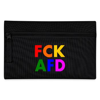 Fck afd - Federtasche - Schwarz - Vorne