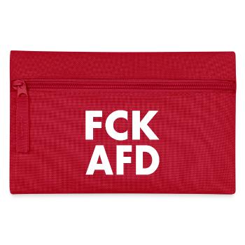 Fck afd - Federtasche - Rot - Vorne