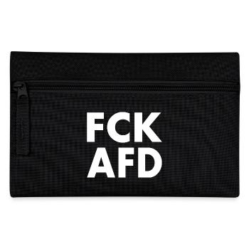 Fck afd - Federtasche - Schwarz - Vorne