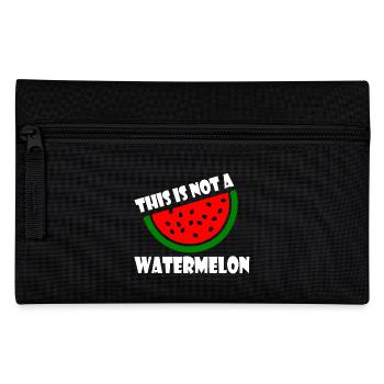 THIS IS NOT A WATERMELON - Federtasche - Schwarz - Vorne