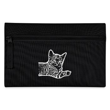 Cat cat kitten - Pencil Case - black - Front