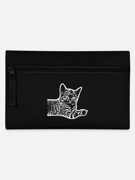 Katze Katze Kätzchen - Federtasche - Schwarz