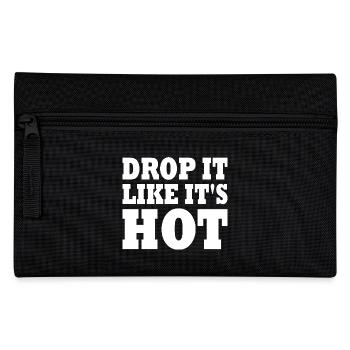 Drop it like its hot - Federtasche - Schwarz - Vorne