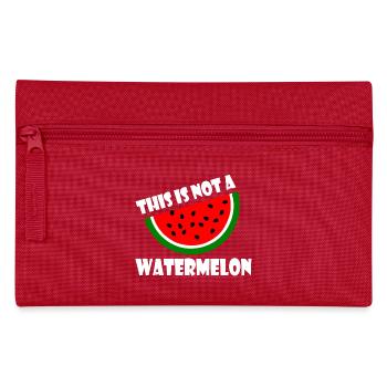THIS IS NOT A WATERMELON - Trousse - rouge - Devant