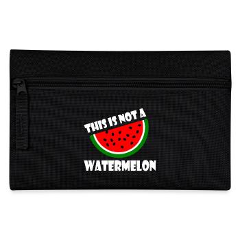 THIS IS NOT A WATERMELON - Federtasche - Schwarz - Vorne