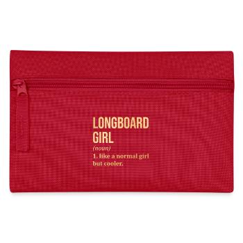Longboard - Federtasche - Rot - Vorne