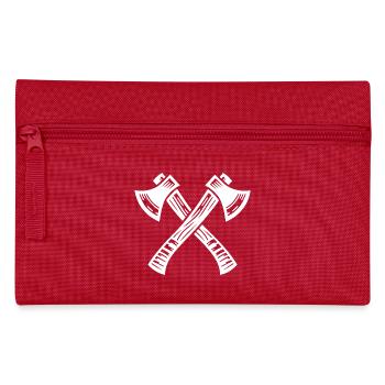 Crossed Axe - Pencil Case - red - Front