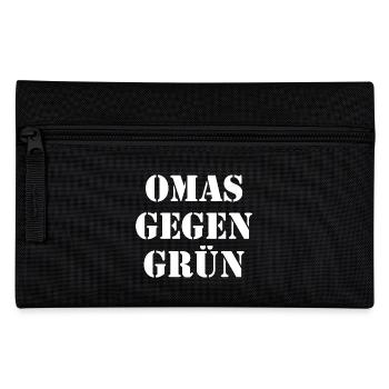 Omas gegen grün - Federtasche - Schwarz - Vorne