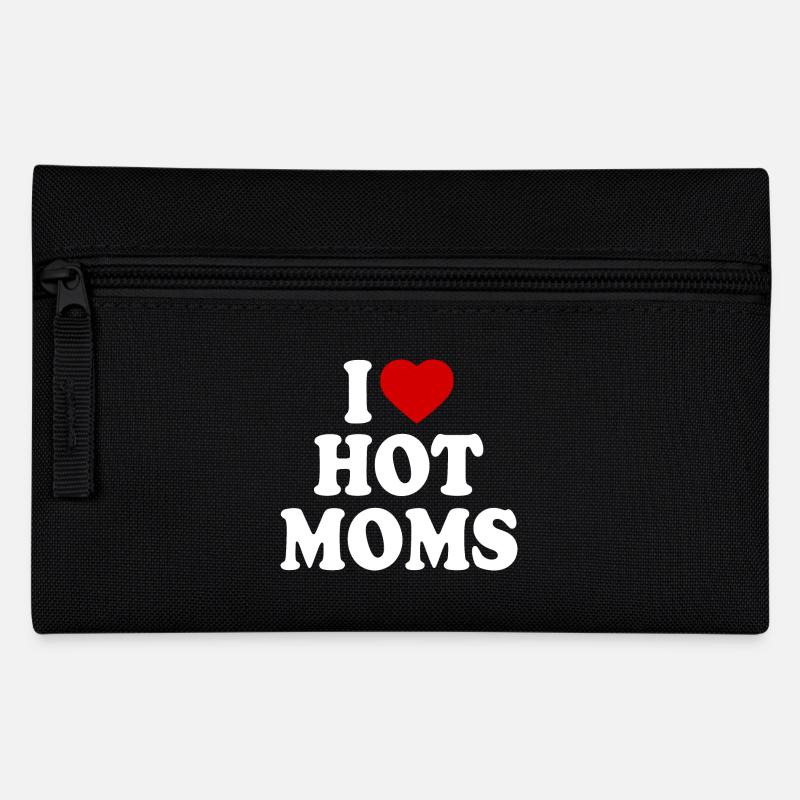 I love hot moms - Federtasche - Schwarz