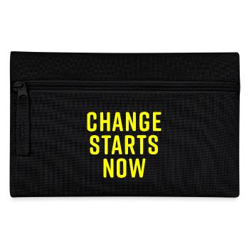 change starts now - Pencil Case - black - Front