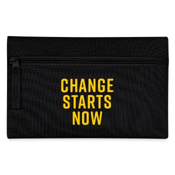 change starts now - Pencil Case - black - Front