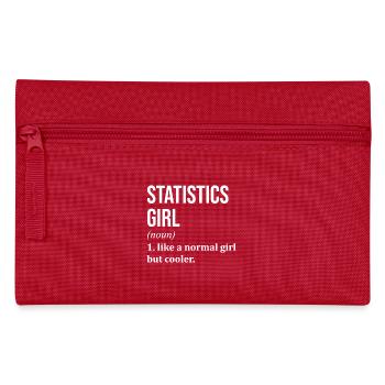 Statistik - Federtasche - Rot - Vorne