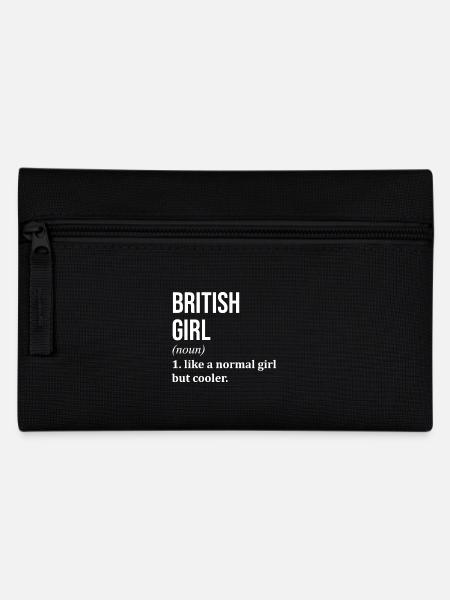 Britisch, Britisch, Britisch, Britisch - Federtasche - Schwarz