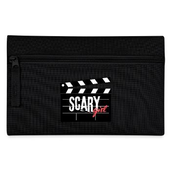 Gruseliges Mädchen Film Klappe Design - Federtasche - Schwarz - Vorne
