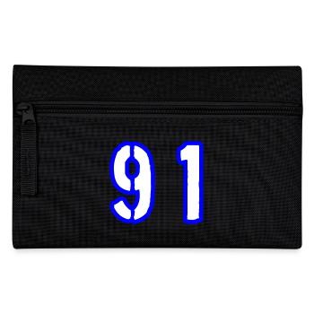 91 Number Symbol - Pencil Case - black - Front