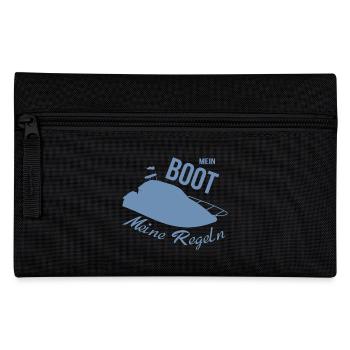 My Boat My Rules Motorboat - Pencil Case - black - Front