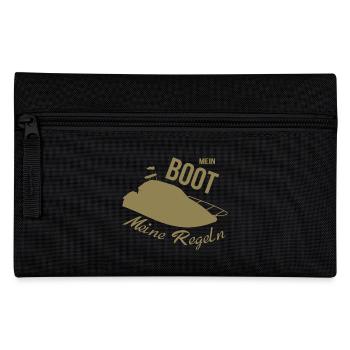 My Boat My Rules Motorboat - Pencil Case - black - Front