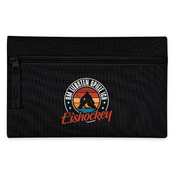 Eishockey - Federtasche - Schwarz - Vorne
