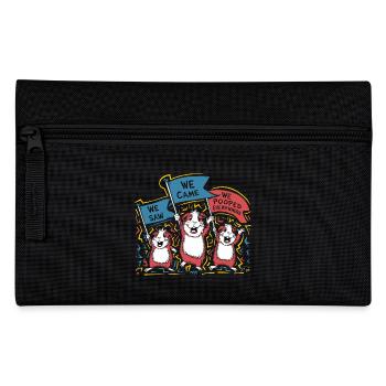 We Came We Saw We Pooped Everywhere - Federtasche - Schwarz - Vorne