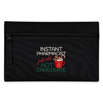 Instant Pharmacist add Hot Chocolate Christmas - Pencil Case - black - Front