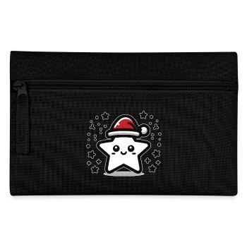 Star Cute Poinsettia - Pencil Case - black - Front