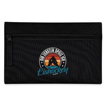 Eishockey - Federtasche - Schwarz - Vorne