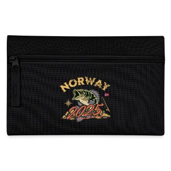 Norwegen Angeln Angeltour 2025 - Federtasche - Schwarz - Vorne
