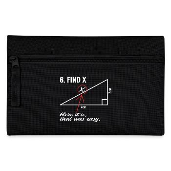 Find x - Pencil Case - black - Front
