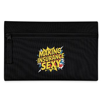 Creative design for insurance professionals - Pencil Case - black - Front